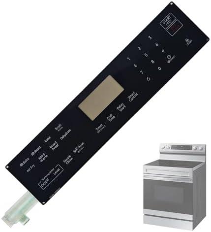 Upgraded DG96-00850H Range Membrane Switch Touchpad Control Panel Compatible with Samsung Gas Ranges Ovens NE63A6511SS/AA-00,NE63A6511SS/AC,NE63A6511SG/AA-00,NE63A6511SS/AA