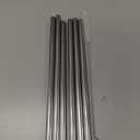 ALINK Stainless Steel Straws Compatible with Stanley Iceflow 30oz Flip Tumbler, 6 Pack Reusable Metal Straws for Stanley Ice Flow 30oz Cup Lid Only, Plus Straw Cleaner Brush