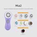 Mia 2 Facial Cleansing System, 2 Speed Settings, Sensitive Brush Head (Lavender)