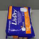 LivDry Adult Diapers Large Incontinence Underwear, Overnight, Leak Protection, 16-Pack