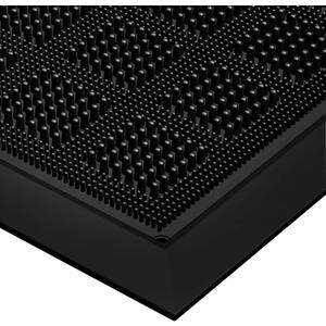 MATALL All-Weather TPE 36x17 Inch Versatile Mat -Indoor and Outdoor Non-Slip Boot Tray Floor Door Mat with Drainage Option for Home, Kitchen and Bath