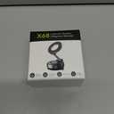 Upgraded Vacuum Magnetic Suction Cup Phone Holder Stand for Magsafe, 360 Adjustable with Swivel Lock, Foldable 89+LBS Strongest Suction, for Your Car/Gym/Kitchen/Mirror