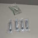 QCAA Door Pull, 6-1/2", Steel, Zinc, 8 Pack, Made in Taiwan