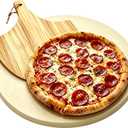 16" Pizza Stone for Oven & Grill | Crispy Crust Baking, round 16*16IN