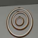 Embroidery&Cross Stitch Frames for Display,6PC Oval Embroidery Hoops,Three Sizes of Oval Framess for Embroidery Perfect for Sewing, Home Decor and Embroidery