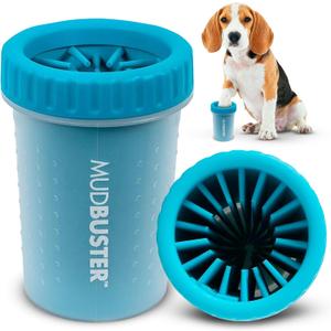 Dexas MudBuster Portable Dog Paw Cleaner, Medium, Blue - Premium Quality Pet Supplies and Accessories