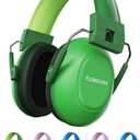 Floriogra Noise Cancelling Headphones for Kids, Kids Ear Protection 28dB SNR Noise Reduction Ear Muffs for 3-16 Years Toddler/Children, Hearing Protection For Monster Jam, Concerts, Fireworks (Green)