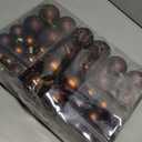 Christmas Balls Tree Ornaments Set, Shatterproof Xmas Decorations Set with Reusable Hand-held Gift Package for Holiday Indoor Tree Decor (100, Brown)