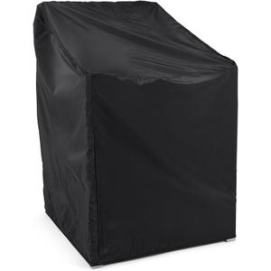Covermates Classic Outdoor Chair Cover Lightweight Weather-Resistant Patio Chair Cover with Elastic Hem & Mesh Vent, Protects Patio, Dining & Lounge Chairs, 26W x 34D x 35H, Black
