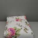 Boryard 3-Piece Full Queen Quilt Set, Lightweight Soft Full Size Quilt Bedspread Coverlet (90x90 inches) Bedding Set with 2 Pillow Shams (20x26 inches), Rose Floral Print