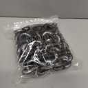 Zcaukya 2 Pcs Halloween Plastic Chain, 6 FT Halloween Props Fake Chains, Plastic Chain Links Creepy Costumes Accessories Haunted House Decor