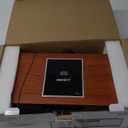 Nostalgic Bluetooth Stereo System for Home, WISCENT Vintage Micro HiFi Systems CD Player,with Bluetooth Audio Streaming,FM Radio,USB Port,Aux-in,Earphone Port (Brown)