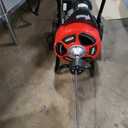 VEVOR Drain Cleaner Machine 100 FT x 1/2 Inch, Auto Feed Sewer Snake Auger on Wheels, Portable Drain Cleaning Machine with 4 Cutters & Air-activated Foot Switch for 2" to 6" Pipes