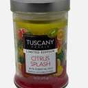 Tuscany Candle, Limited Edition Citrus Splash, With Essential Oils, Tropical juice and bright citrus 18OZ