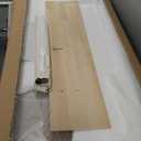 Wall Mounted Folding Table,White Floating Desk for Small Spaces,Stainless Steel Bracket Laundry Folding Table,Wall Folding Desk,Home Bars and Dining Establishments(100x50cm/39.4"19.7"), Top Chipped 2 Spots