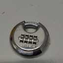 DELSWIN 4 Digit Combination Lock with Hardened Steel Shackle Combo Padlock for Sheds,Gym Locker,Storage Unit,Gate and Fence (1 Pcs)