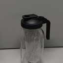 Cold Brew Coffee Maker,64 oz Mason Jar Pitcher with Stainless Steel Filter, Pour Spout Handle Lid, Heavy Duty Glass Airtight & Leak-Proof for Iced Coffee,Tea & Lemonade