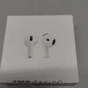 Apple AirPods 4 Wireless Earbuds, Bluetooth Headphones, Personalized Spatial Audio, Sweat and Water Resistant, USB-C Charging Case, H2 Chip, Up to 30 Hours of Battery Life, Effortless Setup for iPhone
