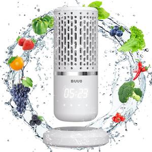 Fruit and Vegetable Washing Machine - Electric Rice Cleaner with Faster Electrolytic Water and Large Reaction Area, Kitchen Ideas for Cleaning Fruit,Veggie,Rice,Tableware