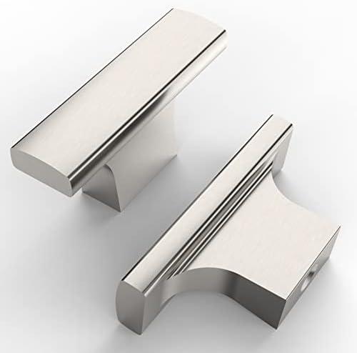 Asidrama 20 Pack Brushed Satin Nickel Kitchen Cabinet Knobs Drawer Cabinet Hardware Zinc Knobs for Dresser Drawers
