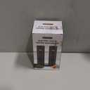 SIMPLETASTE Electric Salt and Pepper Grinder Set with LED Light, Automatic Pepper Mill Shakers with Adjustable Coarseness, One Hand Operation for Kitchen, Dining, Gifting, Space Gray, Battery Operated