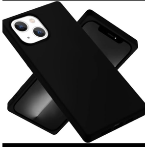 for iPhone 15 Plus Case Case Silicone Protective Slim Thin Shockproof Flexible Women Girls Cute Phone Cases for iPhone 15 Plus Black