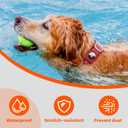 Waterproof AirTag Dog Collar Holder for Apple AirTag QR Code (Medium, Red-M1)