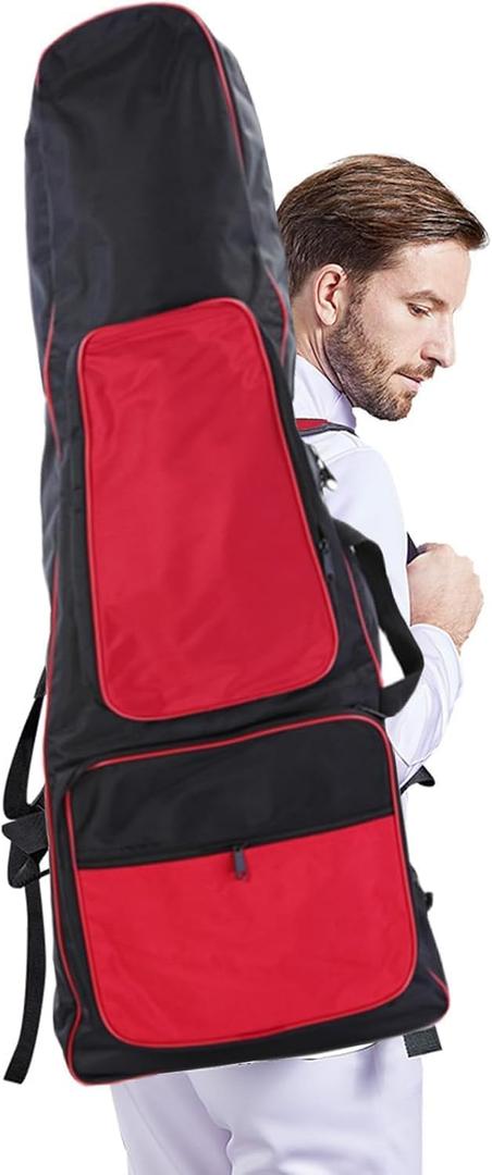 Fencing Bag, 1680D Oxford Material,Waterproof Epee Bag,Fencing Equipment Black