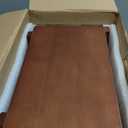 VISWIN 6-Drawer Art Supply Storage Organizer, Beech Wood Artist Storage Box with Removable Dividers, Portable Art Box for Paints, Brushes, Pencils, Pens, Pastels - Walnut