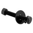 M8 Flat Washers 23.5mm Outer Diameter Metal Washers for Screws and Bolts, 304 Stainless Steel Black Finish, 50 PCS