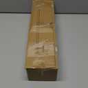 Black Curtain Rods for Windows 48 to 84 Inches Adjustable Heavy Duty 1" Diameter Window Curtain Rod with Decorative Finials for Outdoor Farmhouse Bedroom Kitchen Living Room