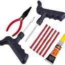 Bike CAR Auto Tubeless Tire Tyre Puncture Plug Repair Tool Kit
