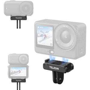 TELESIN Magnetic Quick Release Adapter Mount for DJI Osmo Action 6/Osmo Nano, with Dual-Direction Magnet, HyperMagnetic Force&Metal Latches, Adapter Base for DJI Osmo Action 6/Osmo Nano Accessories