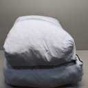 Pregnancy Pillows for Sleeping, 45.3 Inch Pregnancy Massage Pillow Full Body Pillow with Removable Cover - Support for Back, Legs, Belly, HIPS for Pregnant Women (Light Blue)