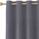 Blackout Curtains for Bedroom 96 inch Curtains,2 Panels,Dark Gray | Cutains for Bedroom,Thermal Insulated Grommet Window Drapes,Waterproof Blackout Curtains for Living Room,52 x 96 in,2 Panels