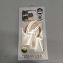 Magnetic for iPhone 17 Pro Max Case with Privacy Screen Protector & Full Camera Cover,[Non-Yellowing] Shockproof Clear Phone Case Compatible with MagSafe Women Girls for iPhone 17 ProMax,Gold