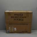 Hockey Puck Display Case Shadow Box Wall Cabinet (Pucks not inlcuded), UV Protection Door (Black)