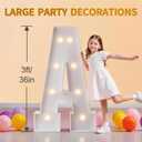 Marry Me Light Up Letters Yellow Light Marry Me Signs 3FT for Proposal Engagement Wedding Decor, 7pcs