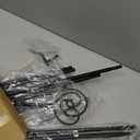 Easel Stand for Sign, Black Vintage Decorative Adjustable Floor Metal Display Easel with Chain Support for Wedding Signs, Art, Posters, Pictures, Welcome Signs, Suitable for Home, Parties, Galleries