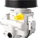 Power Steering Pump 34430FG011 with Pulley Compatible with Subaru Forester 2009-2010 Impreza 2008-2012 2.5L H4 Replaces 21-331 96-331 990-0763 N990-0763 5612N 6079PX 34430FG010 34430FG0109L