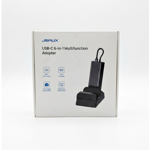 Jsaux USB C 6 in 1 Multifunction adapter Black