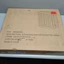 PAWLAND Wooden Freestanding Foldable Pet Gate for Dogs, 24 inch 4 Panels Step Over Fence, Dog Gate for The House, Doorway, Stairs, Extra Wide (White, 24" Height-4 Panels)