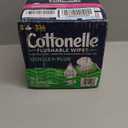 Cottonelle GentlePlus Flushable Wet Wipes with Aloe & Vitamin E, 8 Flip-Top Packs, 42 Wipes Per Pack (336 Total Wipes)