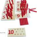 Counting and Educational Montesorri Toys Wood Sticks Counting Learning Board Maths Learning Toy