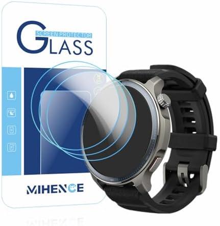 MIHENCE Screen Protector Compatible for Amazfit Balance 2 Smartwatch, 9H Tempered Glass Protective Film (3PCS)