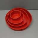 Clearance Sale 4/6/8/10 Inch Round Silicone Cake Molds Set - Non-Stick Baking Pans for Chiffon Bread DIY Dessert Making Red