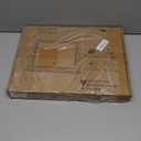 ROLOVE Gold Vanity Mirror with Lights 15" x 12", Lighted Makeup Mirror with 10X Magnification, 3 Color Lighting & Dimmable Brightness, Make Up Mirror with Lighting for Bedroom Tabletop