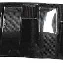 Rear Bumper Diffuser Lip Spoiler W/LED Lamp Compatible With BMW F10 F11 5 Series 528i 530i 535i 550i M-Tech Sport 2011-2016 Carbon Fiber