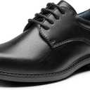 Bruno Marc Lace-Up Comfortable Fashion Shoes, Size 13 Little Kid, Black