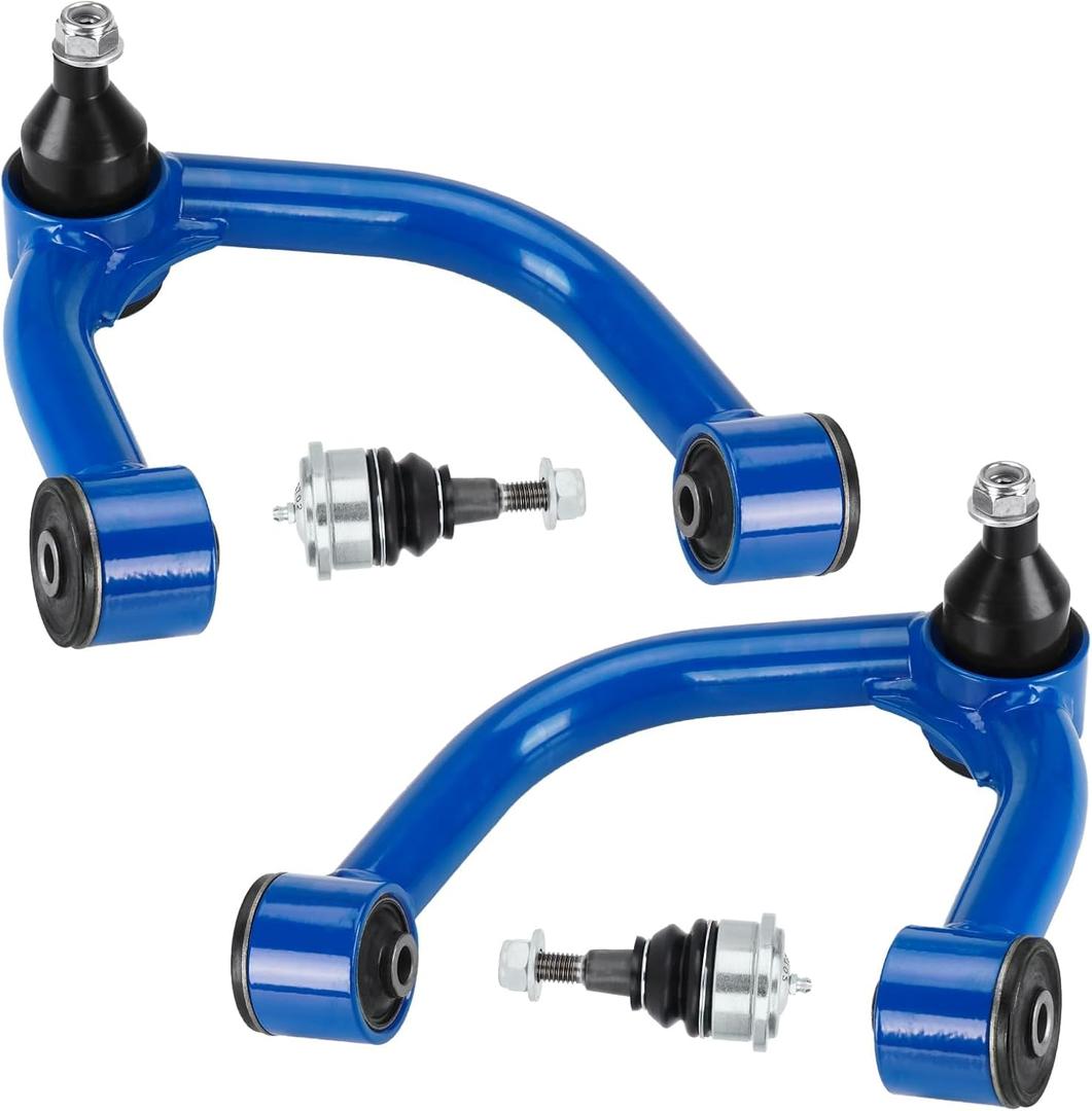 Front Upper Control Arms with Ball Joint for Toyota Tacoma 2005-2022, Adaption 2-4" Lift Suspension Kit Adjustable Control Arm, Replacement Factory Suspension Arms 2 PCS
